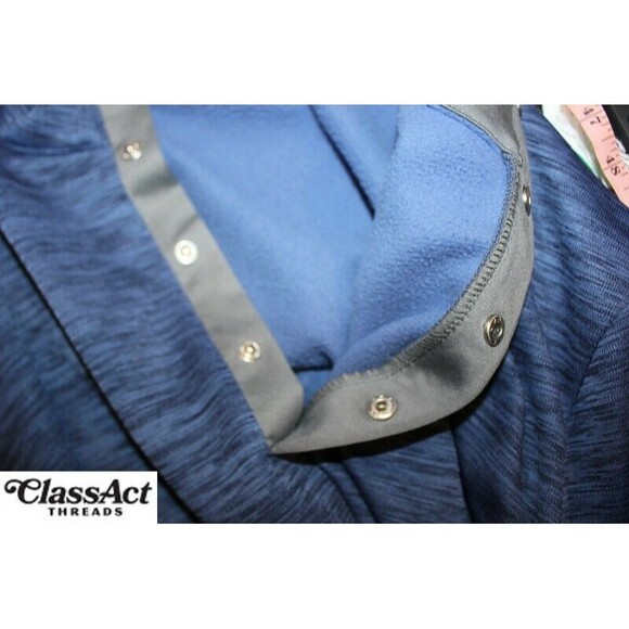 Callaway Men's Golf 1/4 Button Up Pullover Sweater Blue Fleece Lined SZ XXL - Picture 9 of 9